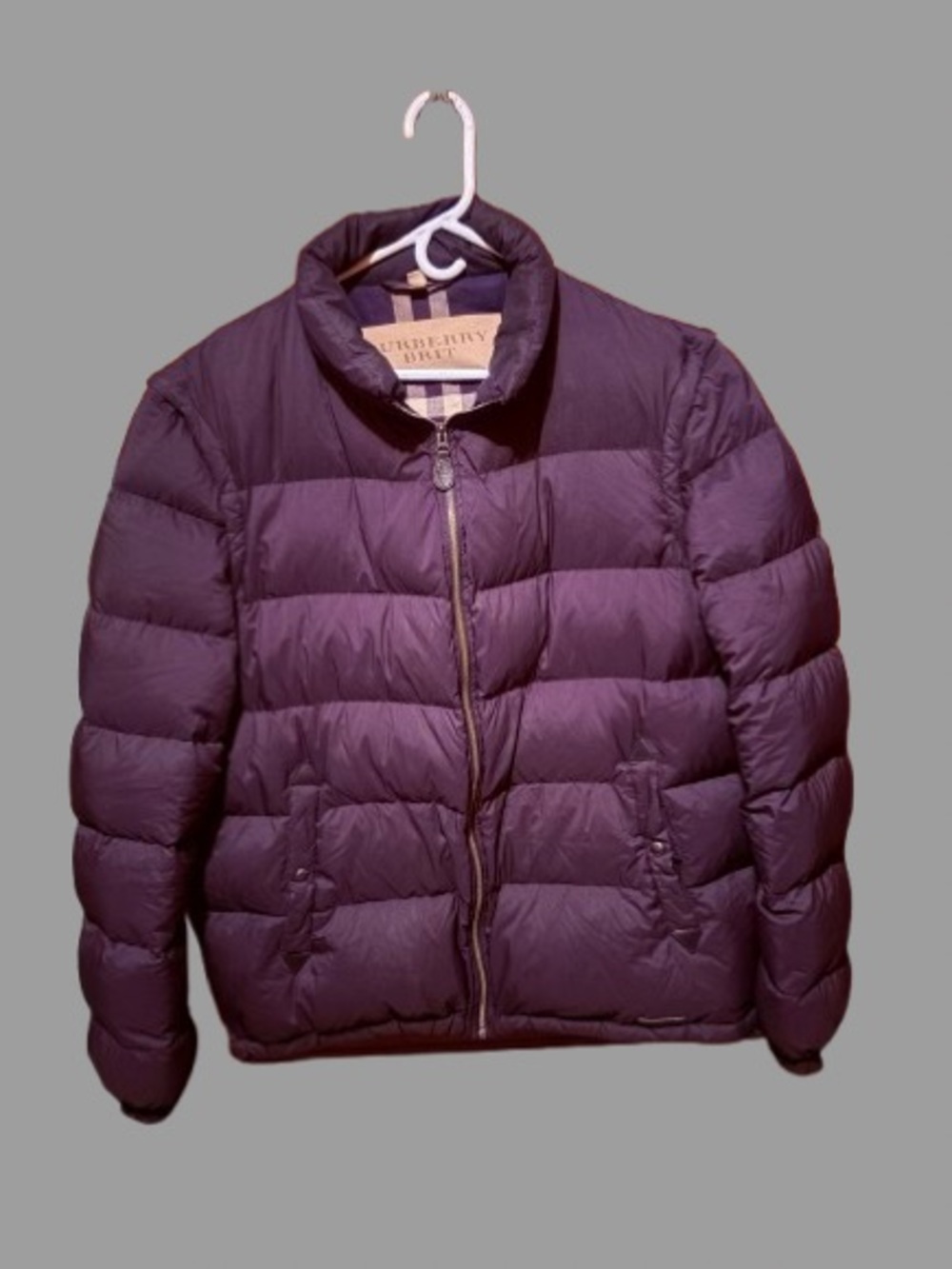 Burberry Brit Dark Navy Down-Filled Puffer Jacket